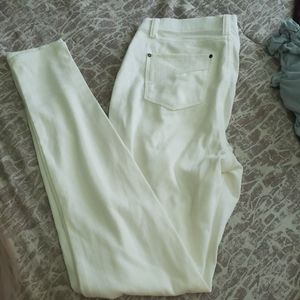 White jeggings